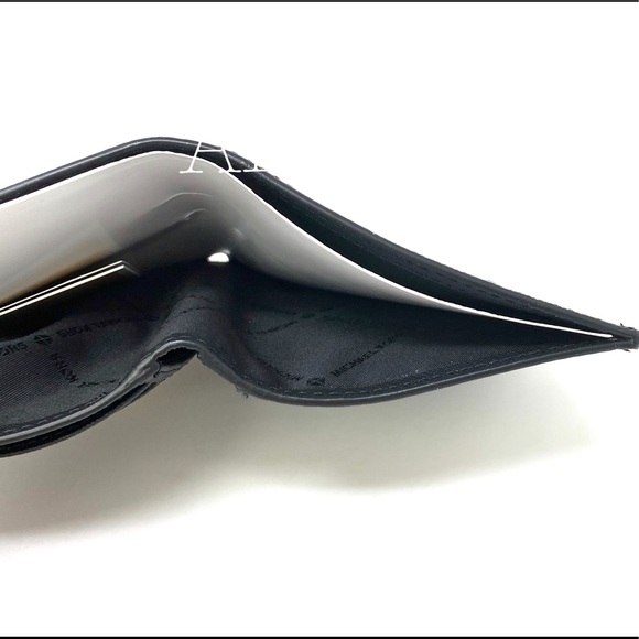 Michael Kors MD Passport Case Leather Black Logo - Picture 6 of 6